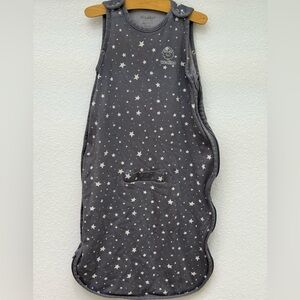 Grey blue star woolino sleep sack size 2-4years